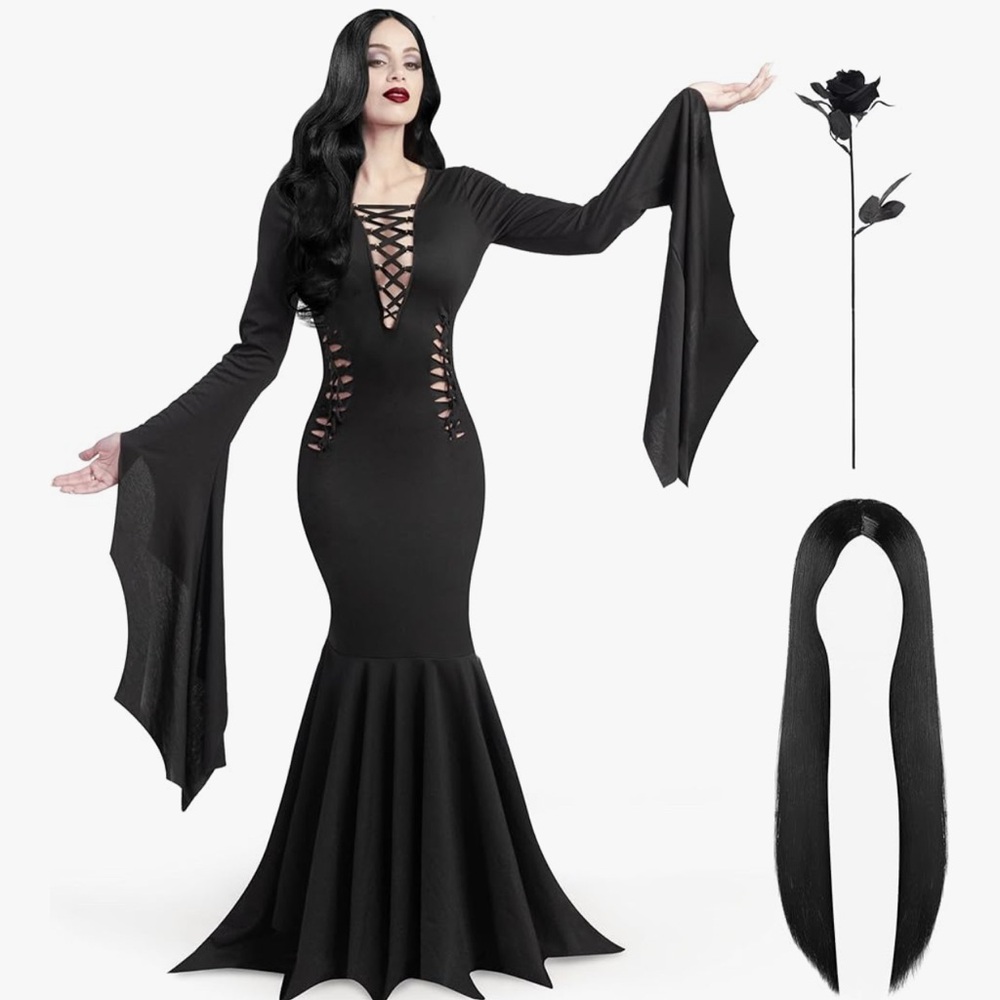 Gothic Witch Costume Dress